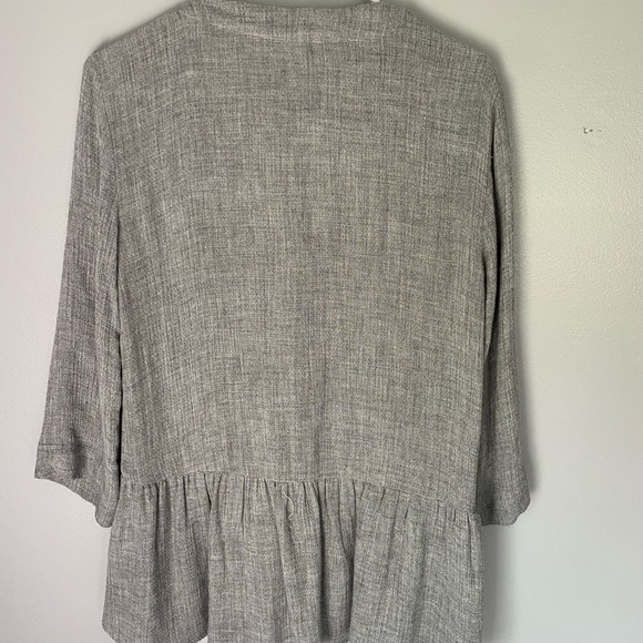 Zara Dropwaist Button Up Blouse - Picture 7 of 7